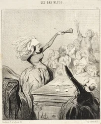 La Présidente criant à tue-tête : « Mesdames !... »