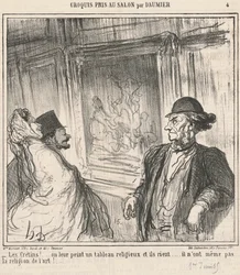 Les crétins! On leur peint un tableau