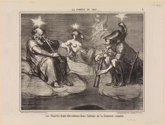 Les planètes elles-mêmes attendent la célèbre comète (La Comète de 1857, planche 9)