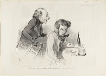 Mon cher ami, je viens sans cérémonie vous demander à dîner