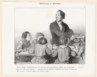 Monsieur Adolphe Chamouillard, vous vous montrerez donc perpétuellement difficile pour la nourriture ... je vous le déclare, vous n