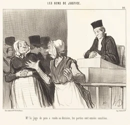 M. le Juge de paix a rendu sa décision...