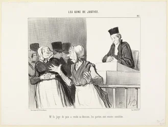 M. le juge de paix a rendu sa décision (Les Gens de Justice no 25)