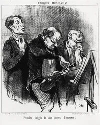 Esquisses musicales: préludes obligatoires de tout concert amateur. Trois musiciens s