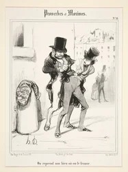 On reprend son bien où on le trouve, planche 11 de Proverbes et Maximes