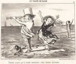 Parisiens surpris par la marée...