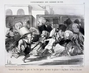 Physionomies des chemins de fer n° 10 : Invasion des wagons un jour où l