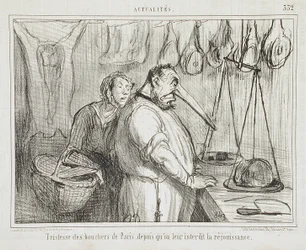 Tristesse des bouchers de Paris...