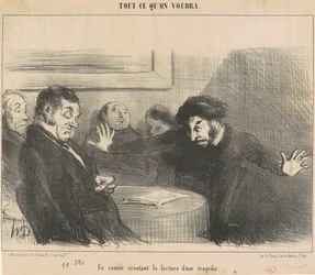 Un comité écoutant la lecture d