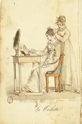 Toilette, de "Almanach des Modes"