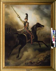 Portrait du prince Frederick des Pays Bas. Peinture de Horace Vernet