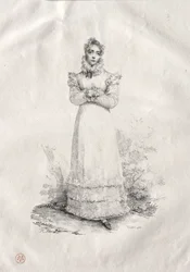 Jeune Femme Debout