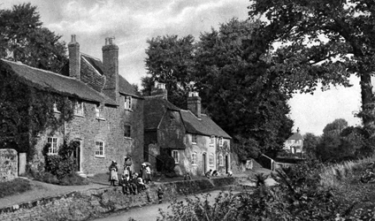 The Swan Inn, Fittleworth, Sussex, vers 1922
