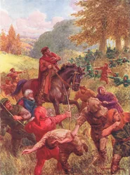 Le sauvetage de Sir Richard de Lea, illustration de 