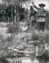 La Mort du roi Philippe, gravé par A. Hayman, de Harper