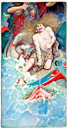 La pêche de Thor et Hymir, des légendes populaires de la mer, Harper
