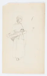 Sans titre (Fille à la fleur)