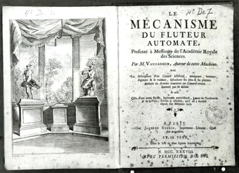 Automates, illustration de la page de titre de 