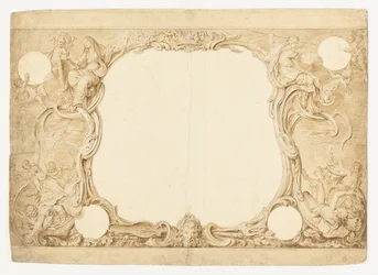 Design pour une bordure ornementale, utilisée pour l