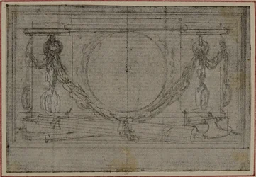 Study for En Tête Vignette in Tacitus "Tibère, ou Les Six Premiers Livres des Annales", Book II