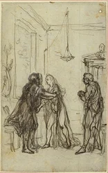 Étude pour "La Pharsale" de Lucain, Canto II