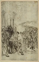 Étude pour "La Pharsale" de Lucain, Canto IV