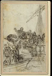 Étude pour "La Pharsale" de Lucain, chant VIII