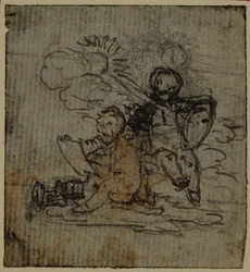 Study for Vignette-Frontispiece of Tacitus "Tibère, ou Les Six Premiers Livres des Annales", Vol. 1