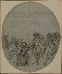 Étude pour une deuxième édition, jamais publiée, de "La Partie de Chasse de Henri IV" de Colle, Acte III, Scène 13