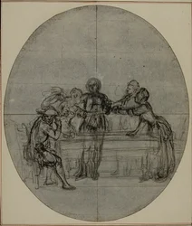 Étude pour une deuxième édition, jamais publiée, de "La Partie de Chasse de Henri IV" de Colle, Acte III, Scène 10