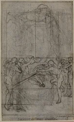 Study for an illustration in Tacitus "Tibère, ou Les Six Premiers Livres des Annales", Book VI, Vol. 3, 1st Study