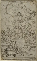Study for an illustration in Tacitus "Tibère, ou Les Six Premiers Livres des Annales", Book IV, Vol. 2, 2nd Study