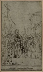 Study for an illustration in Tacitus "Tibère, ou Les Six Premiers Livres des Annales", Book III, Vol. 2, 2nd Study