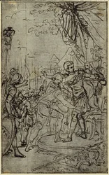 Study for an illustration in Tacitus "Tibère, ou Les Six Premiers Livres des Annales" Book I, Vol. 1, 3rd Study