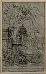 Étude pour la vignette-frontispice du livre III de Lucrèce "De la Nature des Choses".