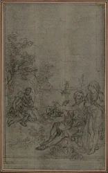 Étude pour la vignette du "De la Nature des Choses" de Lucrèce, Vol. II, Livre IV