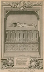 Le monument du roi Richard II et de la reine Ann