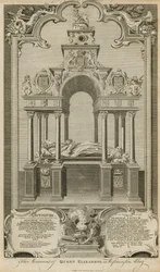 Le monument de la reine Élisabeth