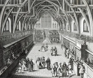 Westminster Hall, le premier jour du trimestre, un poème satirique, 1797 gravé par C. Mosley