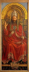 Dieu le Père, panneau central du Retable de Gand