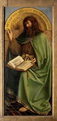 Saint Jean-Baptiste, (détail) du Retable de Gand