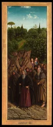 Les Ermites, du côté droit du Retable de Gand