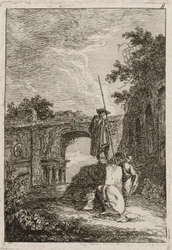 Planche Huit des Soirées à Rome, 1763-64