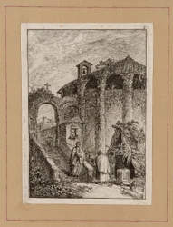 Planche cinq de Soirées à Rome
