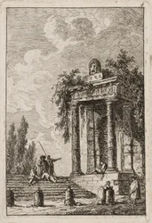 Planche Quatre des Soirées à Rome, 1763-64