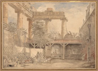 Ruines romaines, Villa Pamfili, 1774
