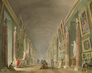 La Grande Galerie du Louvre entre 1801 et 1805