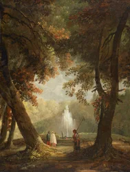 La Grande Fontaine à la Villa Conti, Frascati, vers 1761