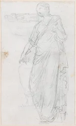 Femme en toge [verso]
