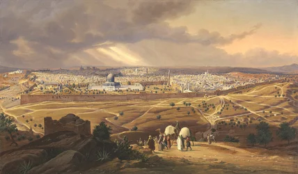 Vue de Jérusalem, 1847